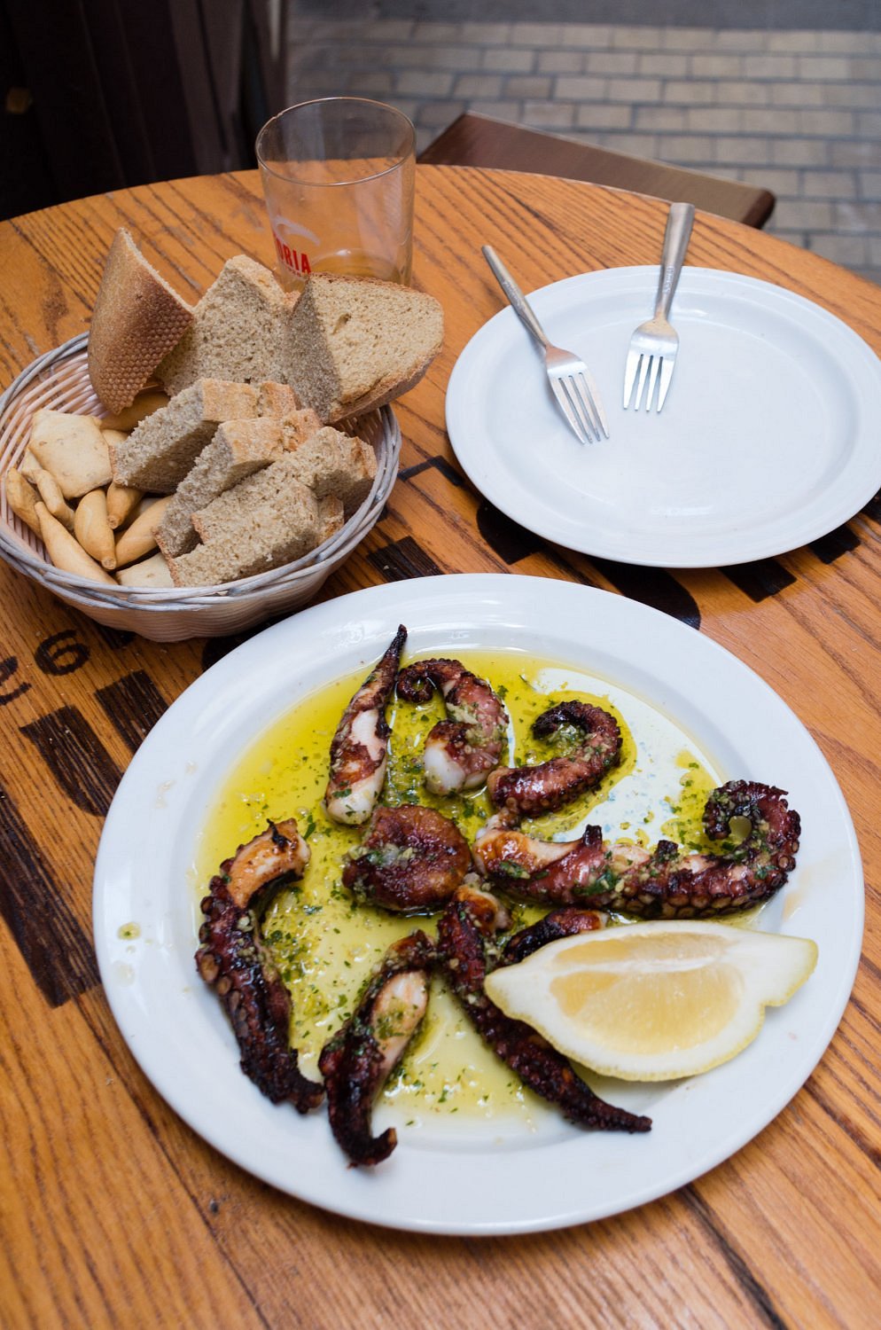 Pulpo de La Farola de Orellana